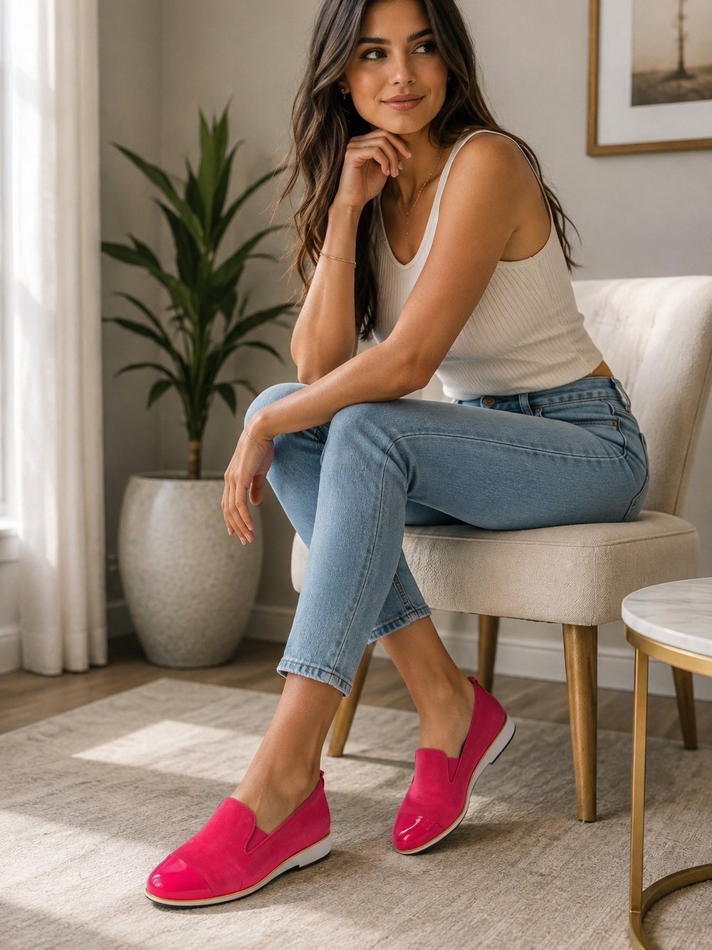 Pink Slip-On Styling